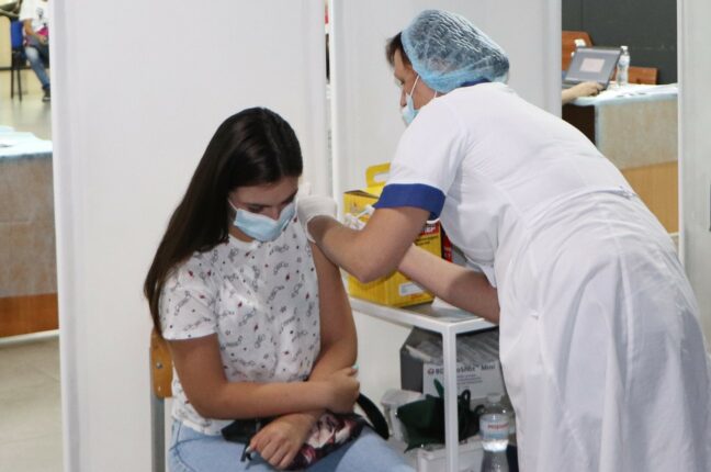 Вакцинация от COVID-19 в Одессе