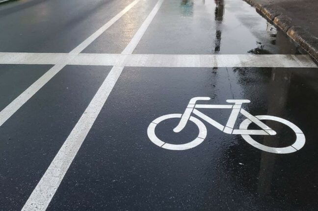 полосы для велосипедистов в Одессе