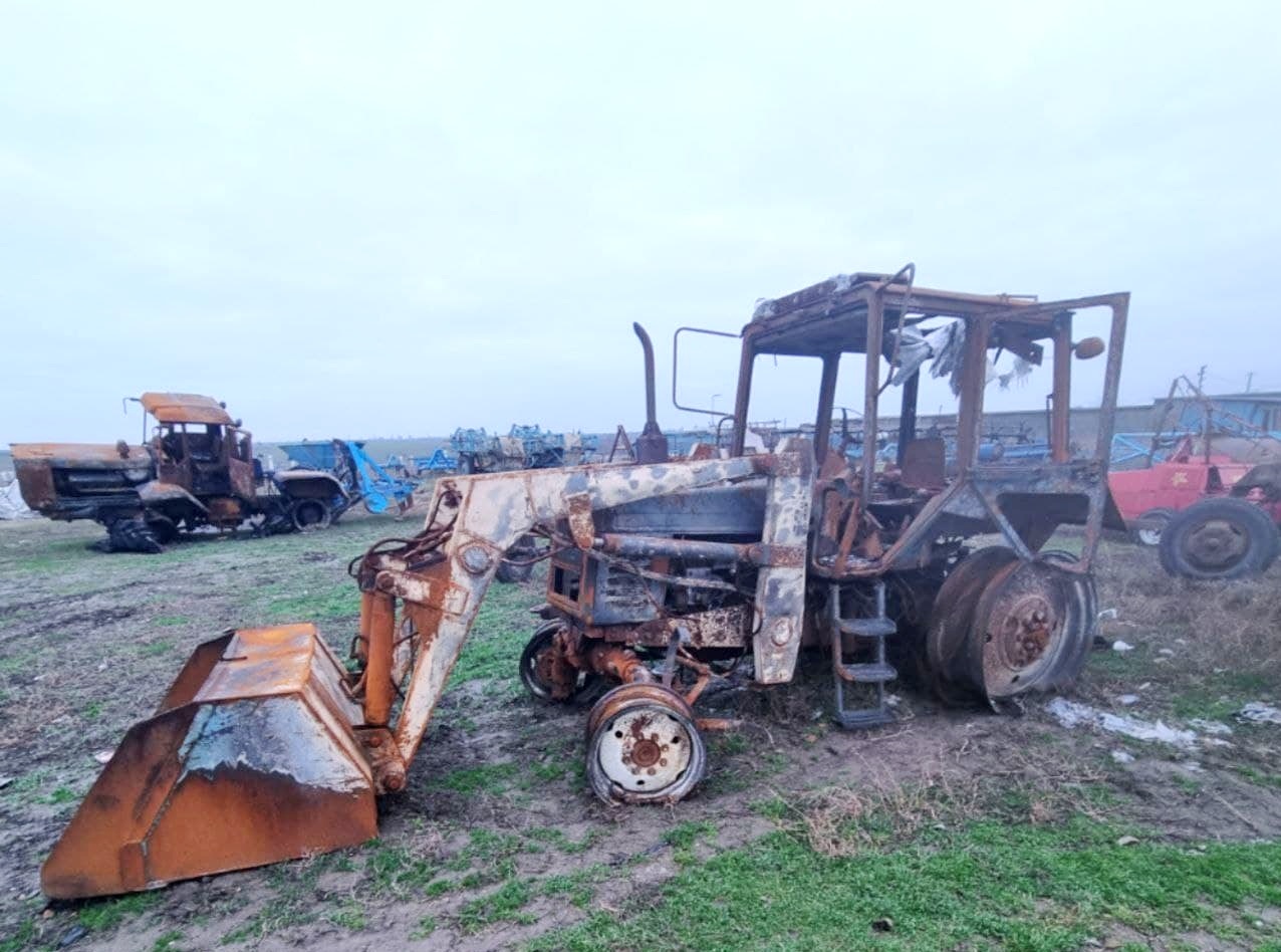 В Одесской области фермеру сожгли трактора