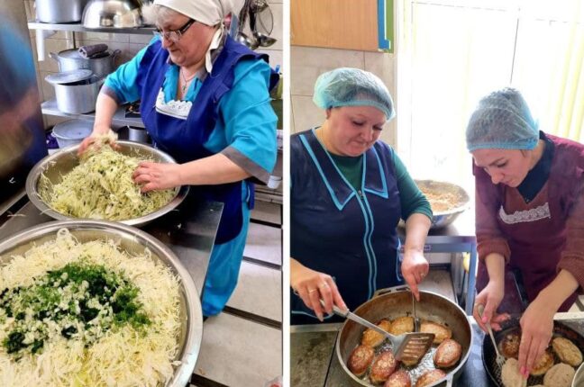 В школьных столовых Одессы готовят обеды для военнослужащих