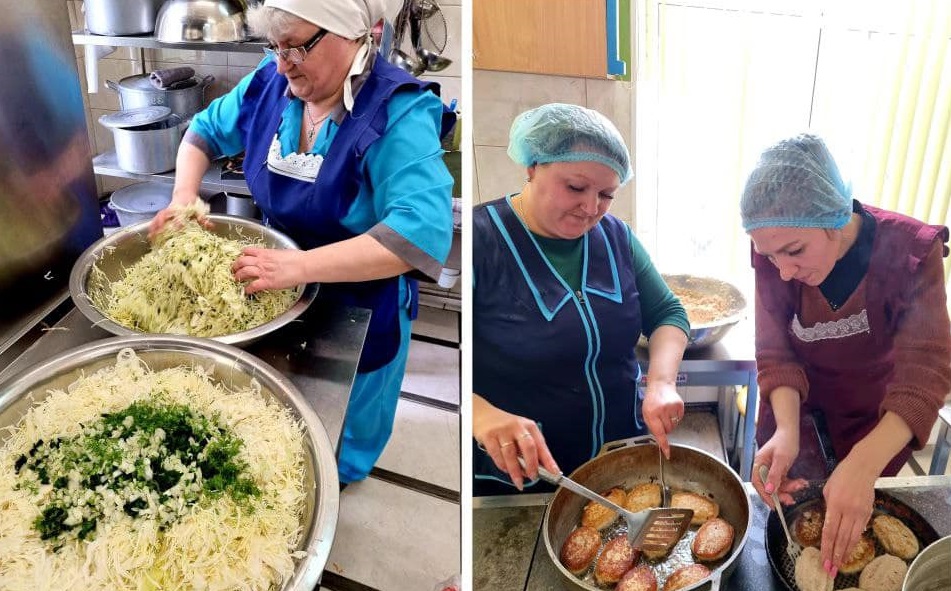 В школьных столовых Одессы готовят обеды для военнослужащих