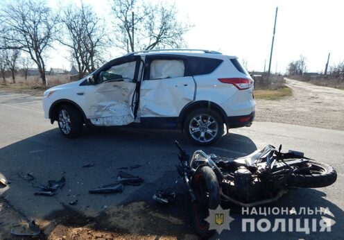В Одесской области в ДТП пострадал молодой мотоциклист