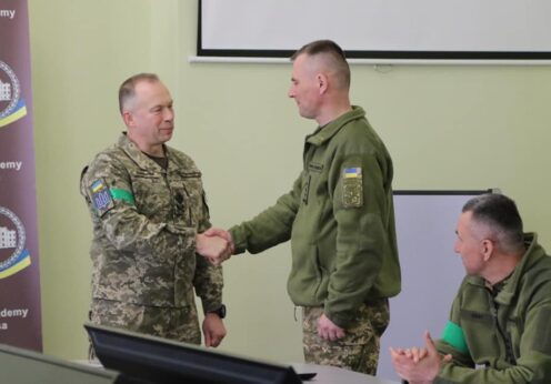 В Одессе командующий Сухопутными войсками представил нового начальника Военной академии