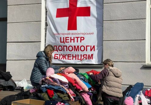 Помощь беженцам в Одессе
