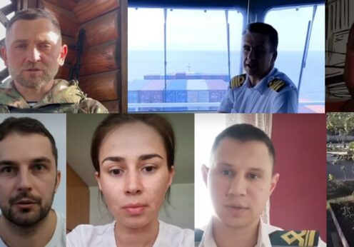 Моряки записали видеообращение к Президенту