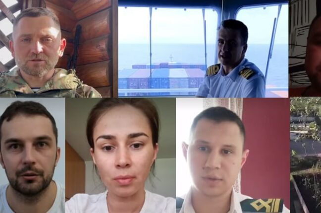 Моряки записали видеообращение к Президенту