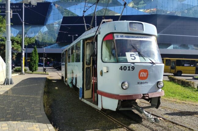 Трамвай №5 возобновляет движение по улицам Одессы