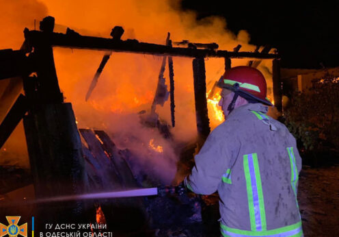 В Одесской области пожар уничтожил почти 5 тонн урожая