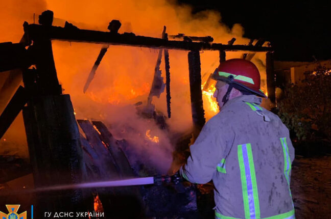 В Одесской области пожар уничтожил почти 5 тонн урожая