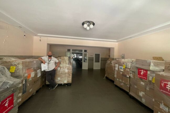 В Одессу приехала гуманитарная помощь из США