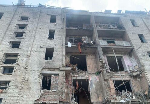 Росія вдарила по житловому будинку у Вознесенську