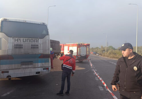 На автодорозі Одеса – Южне пасажирський автобус зіткнувся із фурою