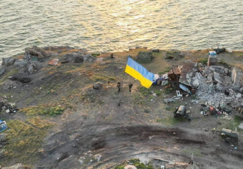 Україна, війна, острів Зміїний