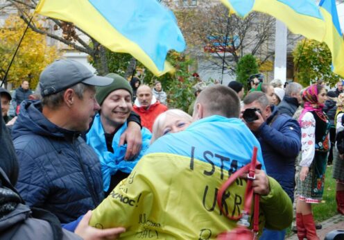 В Одеській області зустріли захисників, які повернулися додому з російського полону