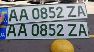 В Україні заборонили номерні знаки з літерами "Z" та "V"