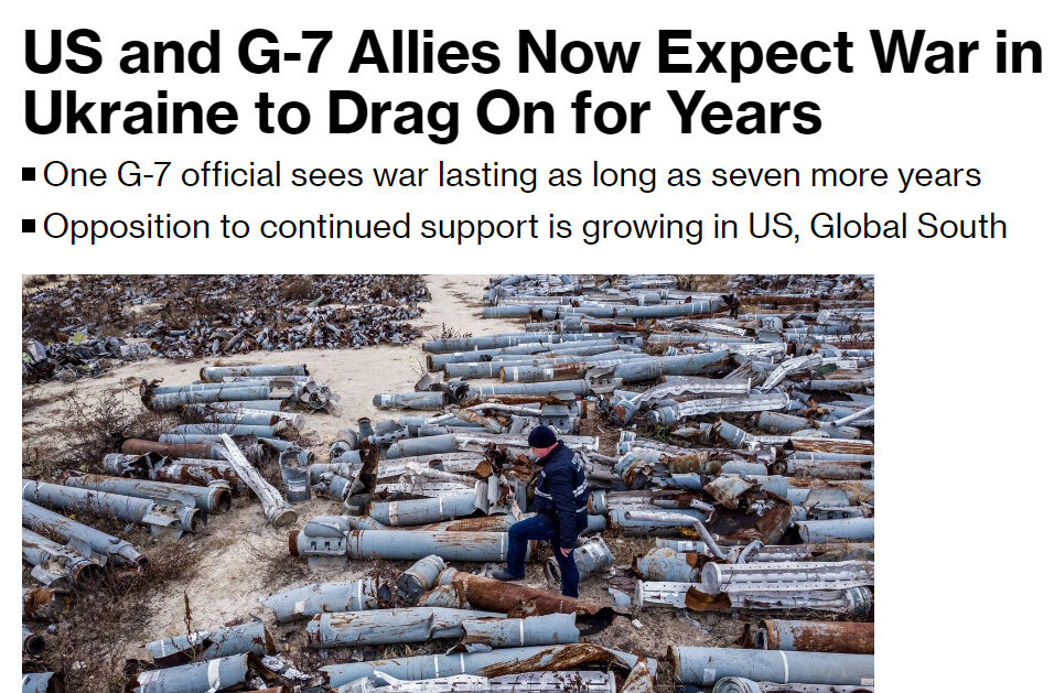Війна в Україні може тривати ще 6-7 років, - Bloomberg.