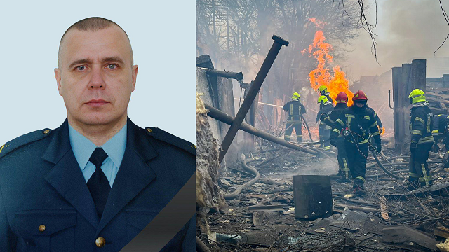 Виталий Алимов Одесса пожарный погиб атака 15 марта березня Алімов пожежник загинув ракета Одеса Одесса